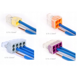 Zestaw szybkozłączek elektrycznych – 40 elementowy