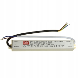 Zasilacz LED 12V 45W napięciowy IP67 aluminium