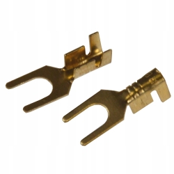 Konektor widełkowy M4 na przewód 0,5-2mm2 100szt