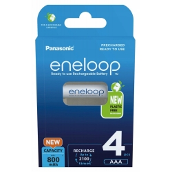 Akumulatorki R03 / AAA Panasonic Eneloop 800mAh 4