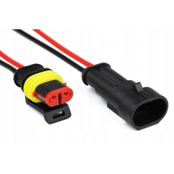 ZŁĄCZE HERMETYCZNE WTYK KOSTKA 2 PIN SUPERSEAL