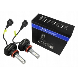 Zestaw żarówek LED H9 H11 CSP 50W 8000 lm
