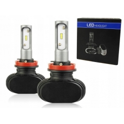Zestaw żarówek LED H9 H11 CSP 50W 8000 lm
