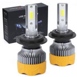 Żarówki LED H7 N8 80W DOB 12V 24V ZESTAW 20000 lm