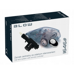 Zamek centralny BLOW + piloty Zestaw 1646#