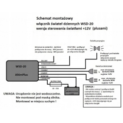 Moduł świateł dziennych - 30% lub 40% mocy długich