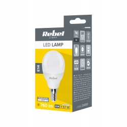 Żarówka LED E14 G45 8W 3000K 230V (ZAR0519)