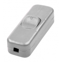 Przełącznik przelotowy srebrny 3A/250V (PRK0084)