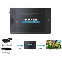 KONWERTER PRZEJŚCIÓWKA SCART EUROZŁĄCZE NA HDMI