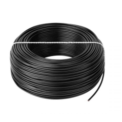 Przewód kabel elektryczny LGY czarny 1x0,5mm 100m