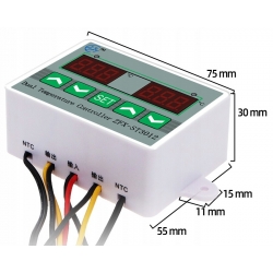 Sterownik Eurokomp termostat 230V ZFX-ST3012