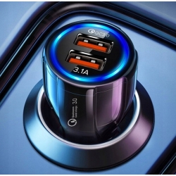 Ładowarka samochodowa USB Interlook 3100 mA