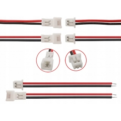 Złącze Micro JST 1.25mm 2pin wtyk + gniazdo
