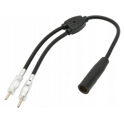 ADAPTER ANTENY GNIAZDO DIN - 2 x WTYK DIN 30cm