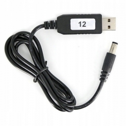 Zasilacz 12V z wtyku USB - 5V na 12V DC 5.5/2.5mm