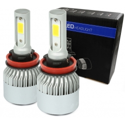 Żarówki LED H9 H11 Zestaw S2 36W 16000lm COB 2szt
