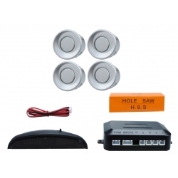 Czujniki parkowania M-Tech 4-sensor srebrne LED