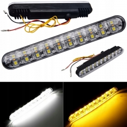 LED LAMPY Światła do Jazdy Dziennej KIERUNKOWSKAZ