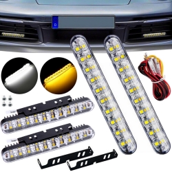 LED LAMPY Światła do Jazdy Dziennej KIERUNKOWSKAZ