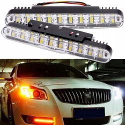 LED LAMPY Światła do Jazdy Dziennej KIERUNKOWSKAZ