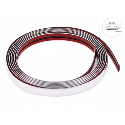 Listwa ozdobna dekoracyjna ochronna chrom 26mm 5m
