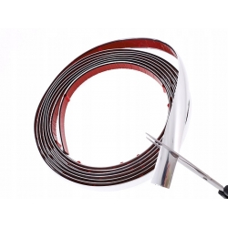 Listwa ozdobna dekoracyjna ochronna chrom 26mm 5m