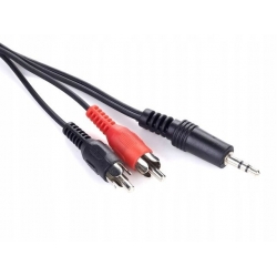 Kabel JACK 3,5-2 x RCA CINCH 1,8m (KPO2747-1,2)