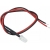 Kontrolka DIODA LED 5 mm czerwony 12Vclear z przewodem 20cm