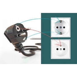 Antyprzepięciowa listwa zasilająca 1,5m 3 x 230V  6 x USB 5V przedłużacz