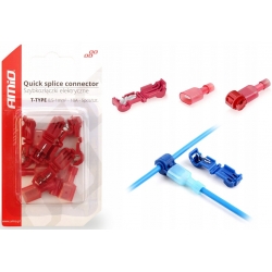 Szybkozłączki elektryczne Typ-T 0,5-1mm2 10A 5szt blister