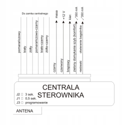 STEROWNIK ZAMKA CENTRALNEGO STER016 500C/PEUGEOT HU83