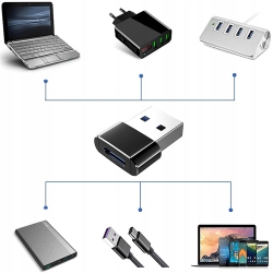 ADAPTER USB-C do USB-A PRZEJŚCIÓWKA OTG TYP-C USB