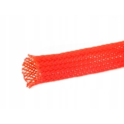 Oplot nylonowy peszel 11 - 17mm osłona kabli czerwony