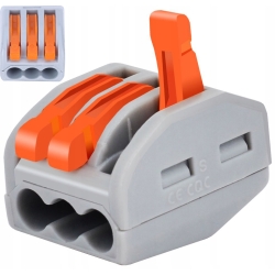 ZŁĄCZKA ELEKTRYCZNA AUTOMATYCZNA NA 3 32A, 250V. (LXZE67) 10szt