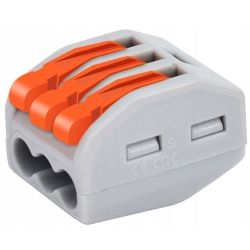 ZŁĄCZKA ELEKTRYCZNA AUTOMATYCZNA NA 3 32A, 250V. (LXZE67) 10szt