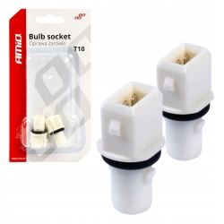 Gniazdo kostka oprawka żarówki T10 W5W W3W W16W AMIO-03047 kpl/2szt