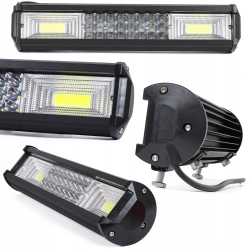 LED COB 216W HALOGEN SZPERACZ LAMPA ROBOCZA 12-24V (IN348)
