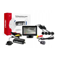 Czujniki parkowania TFT01 + monitor 4,3" + kamera HD-307-IR