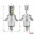 Żarówki samochodowe LED seria H-mini H4 6500K Canbus AMIO-03331