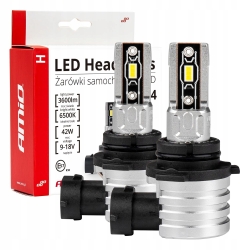 Żarówki samochodowe LED seria H-mini HB4 9006 6500K Canbus