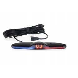 Zestaw czujników parkowania czujniki cofania MAX LED 4 sensory srebrne 22mm