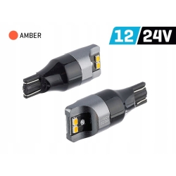 Żarówka VISION W16W (T15) 12/24V 4x 3020 SMD LED CANBUS pomarańczowa 2szt