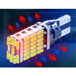ŻARÓWKA LED W16W T15 CZERWONA POZYCYJNA STOPU SMD CANBUS