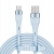 Kabel USB - microUSB 1 m silikonowy niebieski Kruger&Matz Basic