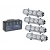 4x LAMPY OSTRZEGAWCZE STROBOSKOP POMOC LAWETA LED