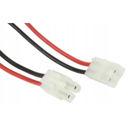 Kabel złącze Tamiya wtyk + gniazdo, długość 40cm (008832-AK)