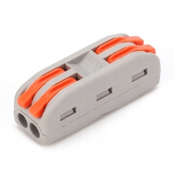 WAGO Złączka elektryczna automatyczna podwójna (kostka), 32A, 250V 10szt