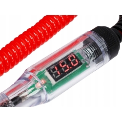 Tester miernik próbnik napięcia obwodów elektrycznych 3-48V LCD