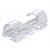 Organizer Kabli 10 szt Transparentny Uchwyt na Przewody 10mm - z Klipsem 3M