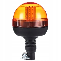 LAMPA OSTRZEGAWCZA KOGUT LED 12V 24V R10 IP65 TRZPIEŃ 3TRYBY HOMOLOGACJA E9